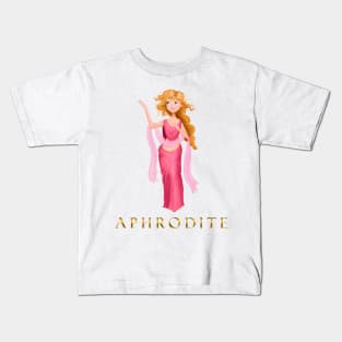 Aphrodite Greek Goddess Kids T-Shirt